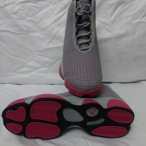 Size 8 youth pink mesh Jordan's